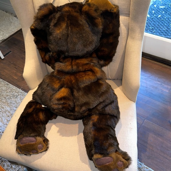 JLI The Petting Zoo? 90's Grizzly Brown Bear Plush 28" HUGE Christmas Gift MCM - Picture 12 of 16